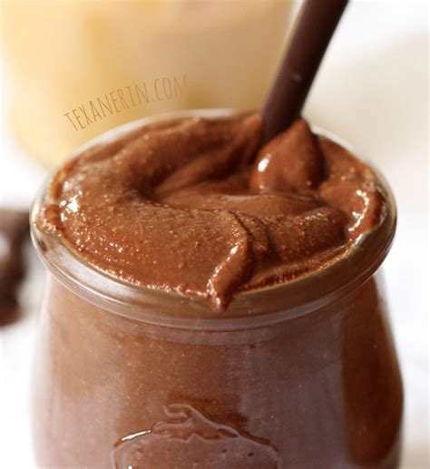 homemade chocolate peanut butter spread dairy  vegan texanerin