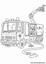 Sam Coloring Fireman Pages Truck sketch template