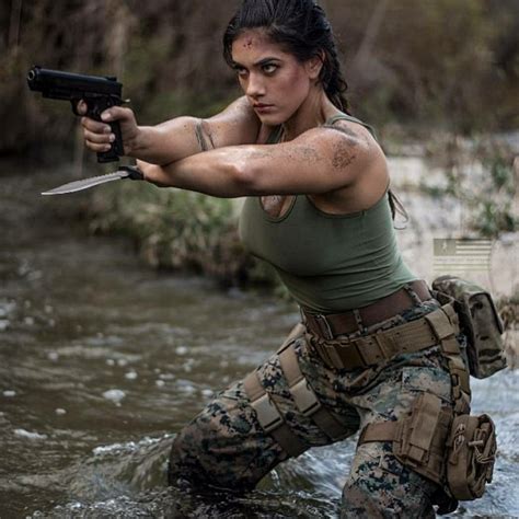 Pistol Military Girl Army Girl Military Women