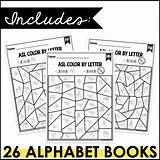 Color Sign Language American Asl Alphabet Letter Number Subtraction Addition Fluency Math Preview Teacherspayteachers sketch template