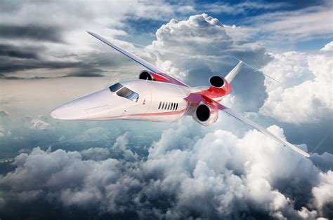 aerion supersonic  showcases  business jet   future