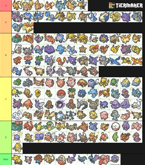 pokemon animals list