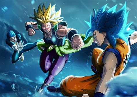 Kale Vs Goku And Vegeta Hd Wallpaper Background Image