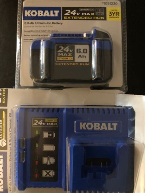Kobalt Kb 624 03 24v Max 6 Amp Hour Lithium Battery For Sale Online Ebay