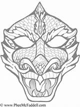 Dragon Mask Pheemcfaddell Dragons Chinese Coloring Pages Crafts Masks Face Year Boys sketch template