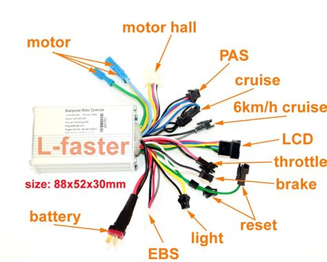 ebike controller wiring diagram  bring good wiring  life