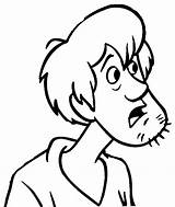 Shaggy Coloring Pages Scooby Doo sketch template