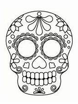 Mort Tete Mexicaine Colorier Mexicain Coloriage Imprimer Calaveras Crane Mexicana Skull Tête Imprimir Caveira Mascaras Mexican Colorir Calavera Ado Coloriages sketch template