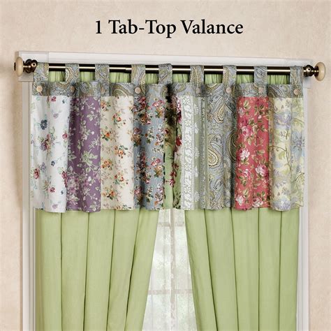 blooming prairie tab top valance  curtains