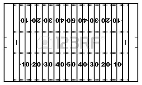 blank football field template    clipartmag