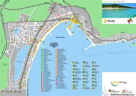 puerto de alcudia map