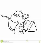 Mouse Coloring Cartoon Pages Cute Outline Little Cheese Drawing Kids Baby Book Chuck Rats Rat Printable Souris Color Cheeses Getdrawings sketch template
