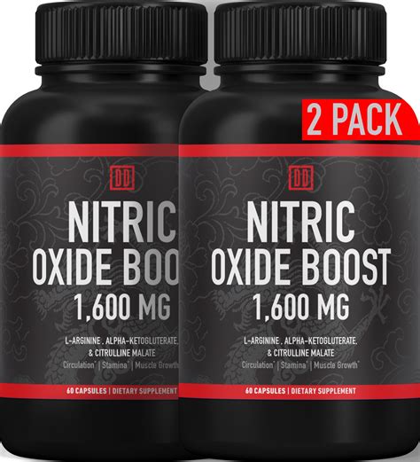 Nitric Oxide Booster Supplement 1600mg Extra Strength L Arginine