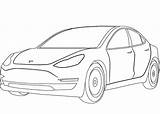 Tesla Roadster Cybertruck Onlinecoloringpages Colorironline sketch template