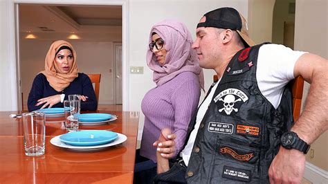 Arab Gal Gives Bf Sneaky Handjob While Mom Dreams About