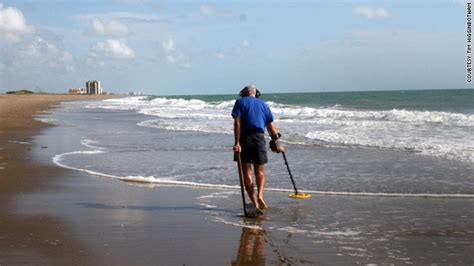 lost treasure awaits beach detectorists cnncom