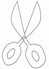 Scissors Coloring Pages sketch template