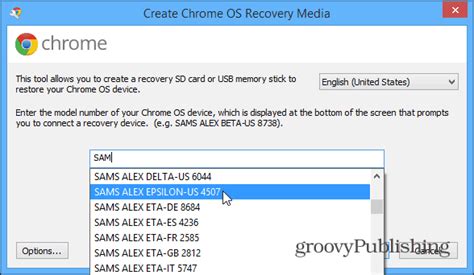 create    chromebook usb  sd recovery drive updated