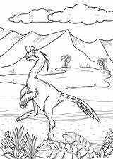 Dinosaurier Ausmalbilder Ausmalbild Kribbelbunt Oviraptor übersicht sketch template