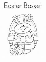 Easter Coloring Basket Pages Bunny Printable Print Noodle Kids Twistynoodle Color Twisty Tracing sketch template