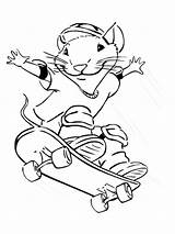 Stuart Little Coloring Pages Drawing sketch template