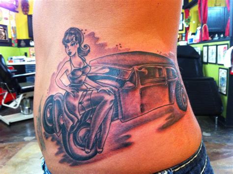 Rat Rods And Pin Up Girls Tattoos Street Rods Rat Rods