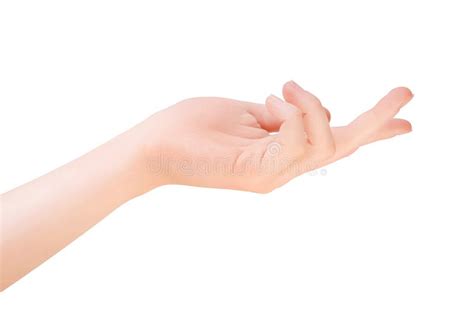 girl  inviting gesture  hands stock image image
