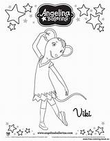 Ballerina Angelina Coloring Pages Para Colorear Book Do Printable Online Comments Viki sketch template