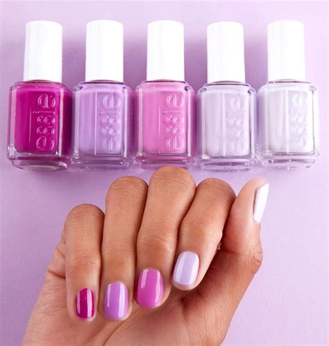 shades  love perfect purples purple manicure nail polish essie nail polish
