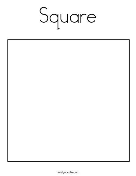 square coloring page shape coloring pages coloring pages coloring