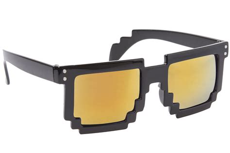 Pixel Sunglasses 8 Bit Geek Nerd Pixelated Eye Glasses