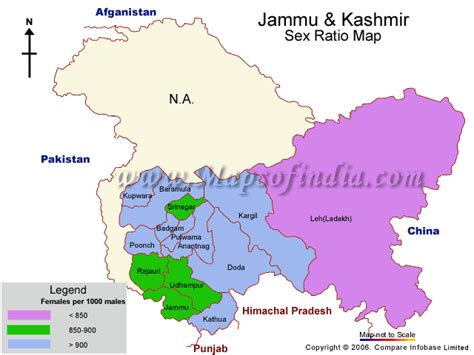 Jammu And Kashmir Sex Ratio As Per Census 2001