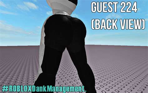 Roblox Guest 224 Back View By Robloxdankmanagement On