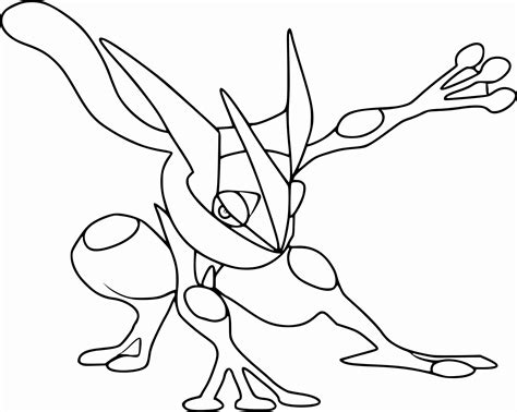 mega greninja coloring pages kidsworksheetfun