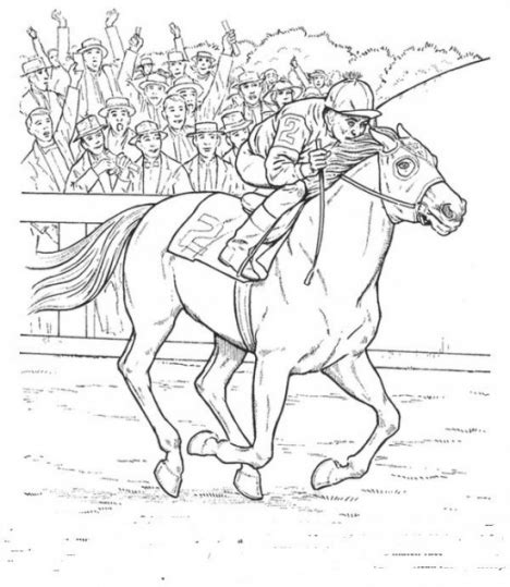 kentucky derby coloring pages printables  getcoloringscom