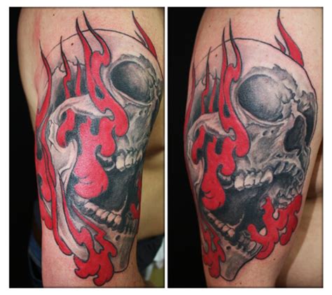 tattoo totenkopf skull schaedel  art  paint