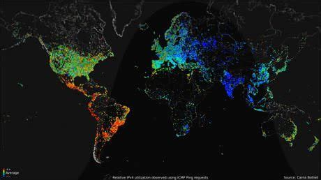 internet usage map woah internet usage internet map map