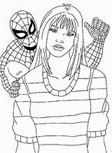 Coloring Spiderman Pages Print Popular sketch template
