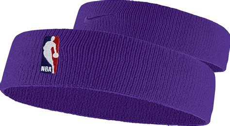 nike synthetic nba  court headband  purple lyst