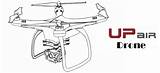 Drone Coloring Uav Pages Upair sketch template