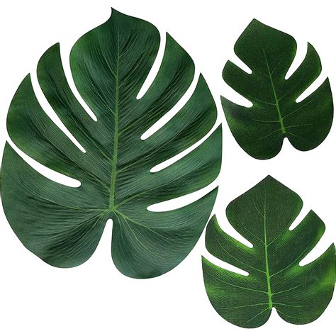buy moon boat pcs tropical palm leaves imitation leaf hawaiianluau