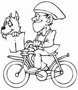 Bike Coloring Dog Pages Clipart Kids Basket Printactivities Coloringpages Gif Popular Library Disegno Bicicletta sketch template