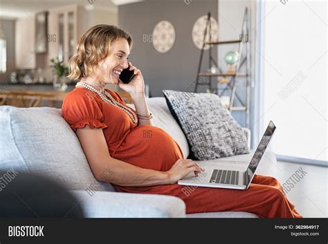 Pregnant Mid Adult Image And Photo Free Trial Bigstock