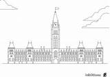 Parliament Canada Coloring Drawing Pages Color Hellokids Houses House Building Kids Online Drawings Print A4 Paintingvalley Choose Board sketch template