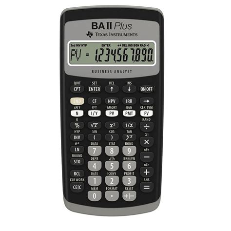 ba ii  advance financial calculator dark gray walmartcom walmartcom