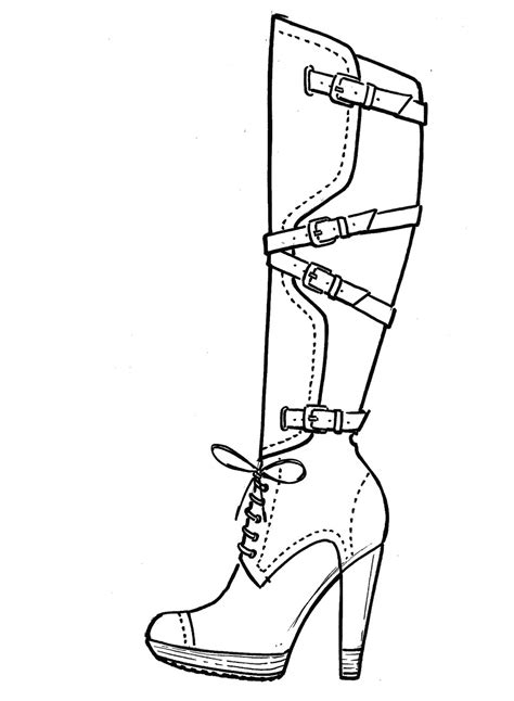 high heels coloring pages  melt  stress coloring pages