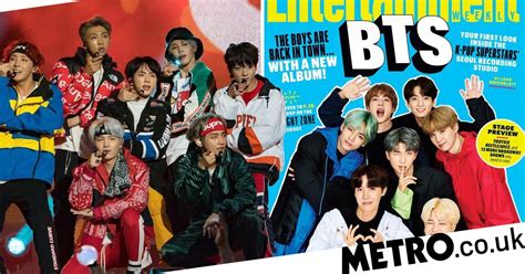 bts entertainment weekly cover unveiled as they talk new album metro news