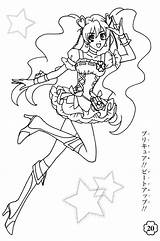 Coloring Pages Cure Pretty Glitter Force Girl Magical Fresh Colorare Anime Precure Oasidelleanime ぬりえ Sketches Books 塗り絵 Sheets Activity Painted sketch template