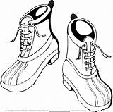 Boots Winter Drawing Coloring Pages Snow Hiking Boot Printable Color Template Drawings Kids Templates Paintingvalley Choose Board Fashion sketch template