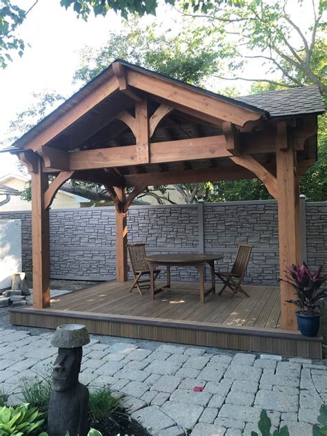 home heavy timber pergolas  pavilions   gta  southern ontario patio roof patio